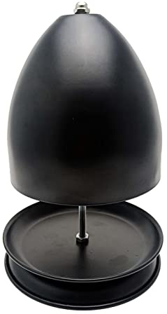 Airber Metal Tea Light Heater and Humidifier, Black, Multi-Functional Tealight Stove, Indoor Home Bedroom Living Room Decor
