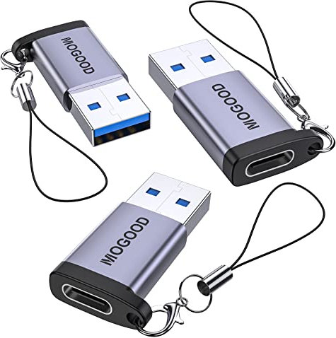 MOGOOD USB C Buchse zu USB Stecker Adapter Typ C auf U SB A Netzteil Ladegerät Ladekabel A dapter U SB Typ C Adapter für iPhone 12 13 14 Pro Max, iPad mini/Air, Samsung Galaxy S21 S22 Plus Ultra