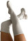 ticticlily Stivali da Donna sopra al Ginocchio Stivali Alti Stivali Invernali Camoscio Calda Stivali Lunghi Moda con Plateau A Beige 40 EU