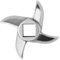 Meat Grinder Blade #8 - Blades Replacement for Grinding Meat - Meat Grinder Parts, Accessories, Stainless Steel