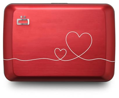 Porte-Cartes en Aluminium avec Fermoir en métal, Protection RFID Contre la fraude et la démagnétisation, Portefeuille Compact, modèle Smart Case Oslo