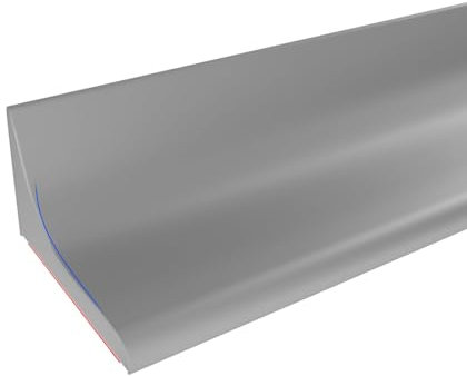 Barriera doccia ferma acqua, Silicone Bagno Acqua Barriera per Doccia a Bordo Vasca, Pieghevole Doccia per Barriera Stop Acqua Soglia, Bordo Doccia per Bagno (Grigio, 1.5M)