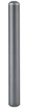 OVADA Premium Joint Case | 13cm | Geruchsdicht u. Wasserdicht | Metall Aluminium | Premium Zigarren Transport | Lang Groß Hülle Tube Hülse Box Aufbewahrung | Clean Design (Grau)