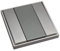 LED CONNEX KNX Wallpanel SR-KN9551NK2 Metall 2-Taster
