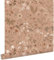 papier peint fleurs des champs marron terracotta 0.53 x 10.05 m - ESTAhome