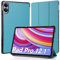 Hianjoo Funda Compatible con Xiaomi Redmi Pad Pro/Poco Pad 12.1, Funda para Tableta Protectora Delgado Inteligente de Cuero Función de Soporte Carcasa Compatible con Pad Pro/Poco Pad, Verde Menta