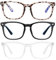 3 Pcs Blue Light Blocking Glasses, Light Glasses HD Vision Computer Gaming Glasses, Anti Glare Clear Computer Glasses, Lightweight Blue Light Glasses For Reading Phones TV Anti UV Glare Blue Light