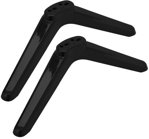 DECORNIJIA Heavy Duty Tv Base Stand Tv Legs Replacement Screws Flat Screen Monitor Riser Desk Stand