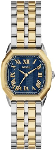 Fossil ES5480 Harlow Uhr Damenuhr Edelstahl Bicolor 3 bar Analog Bicolor
