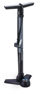 BBB Airboost BFP-21 Bomba Inflador de Pie para Bicicletas, Gris, Talla Única