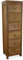 livasia Asiatische Kommode aus Massivholz – 35x30x125cm – Handgefertigtes Highboard aus Teakholz, Nachhaltig, Rustikales Design, Zeitloser asiatischer Charme (Braun)