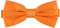 Ladeheid Herren Schmale Fliege M (12cm x 6cm), Orange, 12cm x 6cm