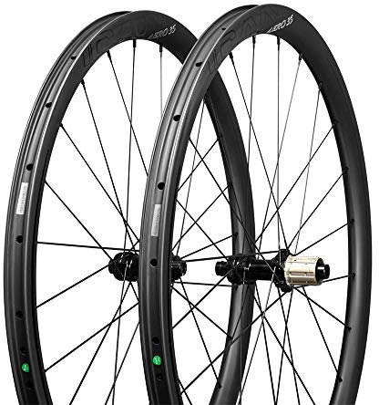 ICAN Carbon Disc Brems Straßenrad Räder 35mm Clincher Tubeless Ready Asymmetrische Rim Sapim Speichen 12x100mm/12x142mm SH-HG 10/11 Geschwindigkeit 24/24 Löcher nur 1415g