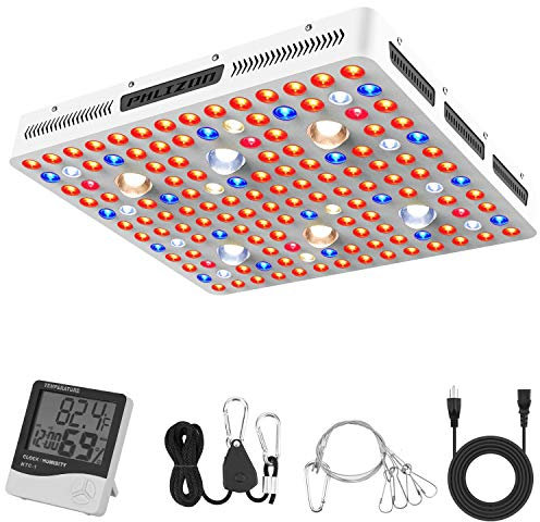 Phlizon COB 3000W LED Plant Grow Light Full Spectrum Indoor Plants Light Growing Veg Flower COB Grow Light with Monitor Adjustable Rope -3000W (Actual Power 600watt)