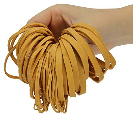 Mr. Pen- Rubber Bands Assorted Sizes, 300gr, Yellow, Rubber Bands, Rubber Bands Office Supplies, Elastic Bands, Assorted Rubber Bands, Rubber Bands Thick, File Rubber Bands, Rubber Bands Bulk
