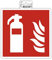 Exacompta - Ref 67031E - Señal autoadhesiva para extintor de incendios - 20 cm de tamaño - Señalización esencial para empresas, negocios y necesidades comerciales