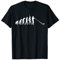 Alphorn Alpenhorn Almhorn Bläser Musik Musiker Evolution T-Shirt