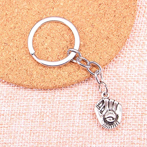 ZOJK 20 Stücke 20 X 14 Mm Baseball Handschuh Anhänger DIY Männer Auto Schlüsselanhänger Ring Halter Schlüsselanhänger Souvenir Schmuck Geschenk