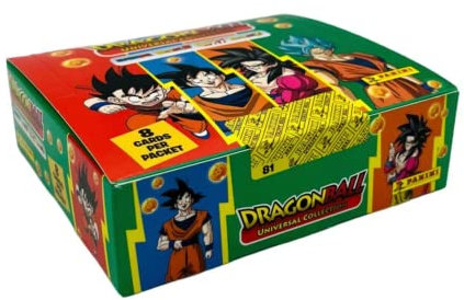 Panini Dragon Ball Universal Trading Cards (Flowpack-Box mit 18 Packs)