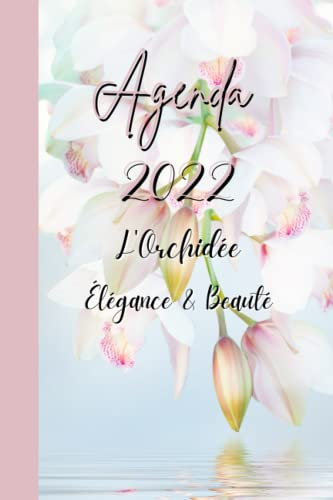 AGENDA 2022 - L'orchidée : Élégance et Beauté: Planificateur journalier 2022 pour femme -motif orchidée blanche- agenda budget fleuri pour passionnées ... pour femme/grand mère/jardinière/livre fleurs