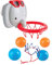 Hape Badespaß mit dem Elefanten-Basketballkorb, Badewannenspielzeug, ab 18 Monaten, E0221, Bunt