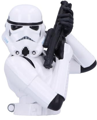 Nemesis Now Offiziell lizenzierte Stormtrooper-Büste (klein), weiß, 14,2 cm