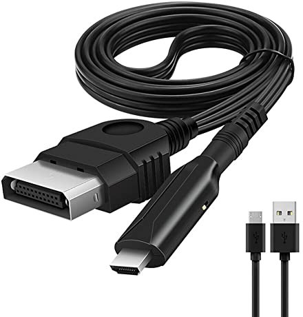 Jerilla HDMI Converter for Xbox, HDMI Cable Video Audio Adapter HD Connector Line HDMI Output Compatible with Xbox Console, HDTV Projector Monitor