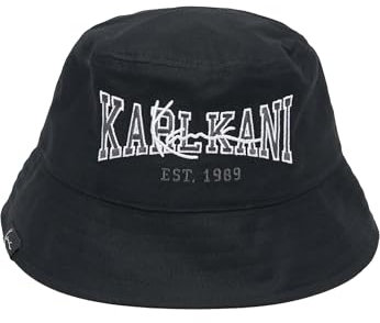Karl Kani Accessoires KA232-019-1 KK College Signature Bucket Hat Black, one Size