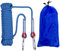 CuiCanfla Multifunktionales Seil für den Außenbereich, Sicherheitsseil mit Karabiner, Outdoor-Kletterseil, D10 mm, Tragfähigkeit 1200 kg, für Bergsteigen, Wandern, Outdoor-Sport