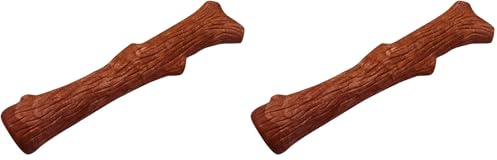Petstages Dogwood Wood Alternative Dog Chew Toy, Mesquite, Medium (Pack of 2)