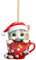 1 Teiliges Weihnachtsschmuck Acryl Weihnachtsbaum Anhänger Anhänger Weihnachtlicher Baumschmuck Bunt Weihnachtskugeln Niedlicher Ornamente Basteln Weihnachten Funny Weihnachtsbaumschmuck Auto Anhänger