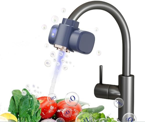 Filtro Acqua Rubinetto, Depuratore Acqua Rubinetto Dell'ozono,Filtrante Acqua Rubinetto Della Cucina Con Adattatore, Acqua Con Ossigeno Attivato, Rimozione Di Impurità E Odori,M20/M22/M24