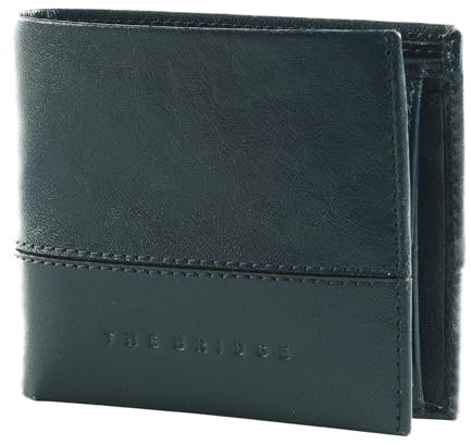 THE BRIDGE Damiano Man Wallet Oltremare/Rutenio Scuro