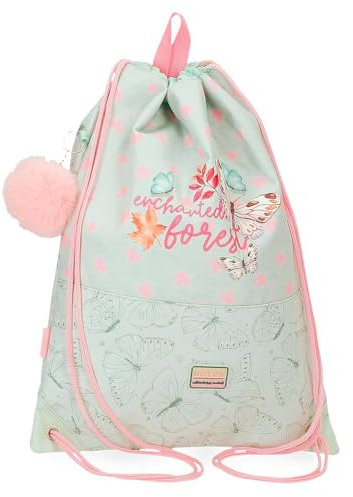 MOVOM Enchanted forest mochila Saco Verde 32x42 cms Poliéster 13,44L