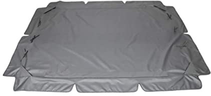 Yaoliucp Replacement Canopy, 3 Seater Garden Swing Seat Canopy Cover, Waterproof Rip Proof, Grey, Large