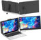 Cleyver Dual 14 - Pantalla portátil de 14, extensión de pantalla para ordenador portátil de 13 a 17,3, compatible con consolas de juegos, Mac, Windows, Android, USB-C a HDMI, ligera, 1080P, FHD