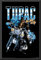 BUY ART FOR LESS Offiziell lizenziertes Tupac – Motorrad All Eyez on Me gerahmtes Kunstposter – 61 x 91 cm – stabiler Holzrahmen mit Plexiglas – fertig zum Aufhängen