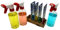 BLUFIXX Power Konzentrat 4er Set - Badreiniger, Allzweckreiniger, Küchenreiniger/Fettlöser, Bodenreiniger + 3x Sprühflasche