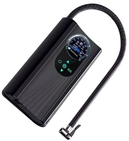 MZZYG 12V Electric Air Compressor High Precision Mini Tire Pump Quick Inflating Electronic Inflatable Pump For Motorcycle Car Bike Rapid Inflator