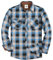 TARAINYA Chemise Flanelle Homme A Carreaux Manches Longues Regular Fit avec Poche Bleu Kaki Noir L