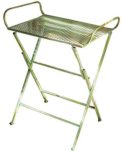 Tragbare Metall-Pottingbank, Arbeitstisch mit Griff, zusammenklappbar, Gartenzentrum, Arbeitsplatz für Garten und Gewächshaus