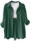 CheChury Zweiteiler Damen Sommer Kurzarm Musselin Bluse Hemd und Shorts Freizeitanzug Damen Elegant Kurz Set Women Aesthetic 2 Teiliges Frauen Strand Outfit Leicht Atmungsaktiv Loungewear Anzug