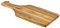 Servierbrett - Small Pluto, nachhaltiges Servier- und Schneidebrett aus Akazienholz, mit Lederband zum Aufhängen, ideal zur Brotzeit & Antipasti, 42.0x17.0x1.8cm, MOON HOME