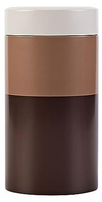 Vynetra Chinesische Teedose aus Zinn mit Luftstrumpf-Deckel, Aufbewahrungsbehälter für losen Tee, Zucker, Kaffee, Zuhause