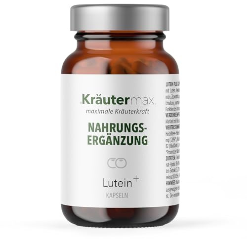 Lutein Augen Kapseln Complex Nahrungsergänzung Vegan mit Zeaxanthin 1 x 60 Stück