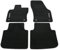 Skoda 566061270 Prestige Textil Fußmatten 4X Stoffmatten Premium Velours mit Kodiaq Schriftzug, schwarz