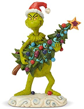 Enesco Dr. Seuss The Grinch by Jim Shore Stehlender Baum-Figur, 22 cm, Mehrfarbig