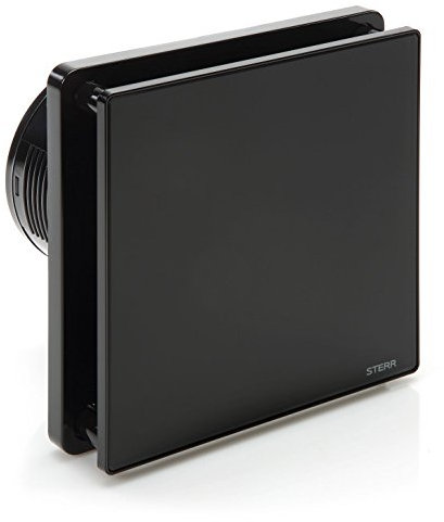 Sterr BFS100T-B black bathroom ventilator with timer