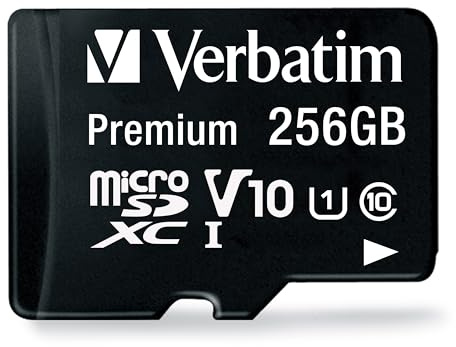 Verbatim Premium 256 Go Classe 10/UHS-I (U1) microSDXC