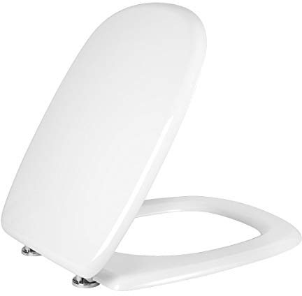 Sedile wc Fleo con cerniere in metallo regolabili - SANIPLAST 2FSE201202